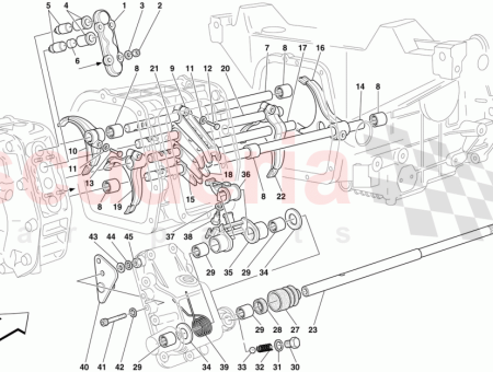 Photo of FOURCHETTE DE COMMANDE DE LA MARCHE ARRI RE…