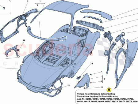 Photo of SUBFRAME DE LA CLOISON DE L CRAN ARRI…