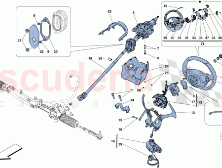 Photo of GARNITURE DE COLONNE DE DIRECTION INF RIEURE…