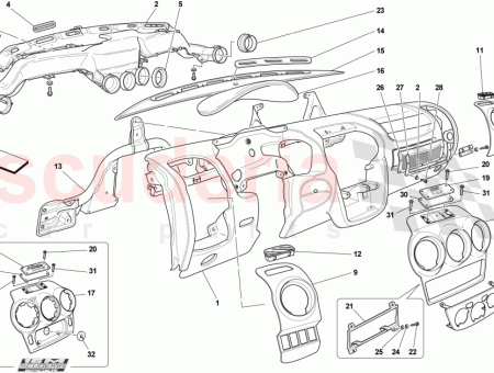 Photo of TABLEAU DE BORD AVEC INSTRUMENTS CUIR…