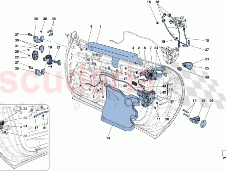 Photo of LEVIER DE VERROUILLAGE DE LA PORTE LAT RALE…