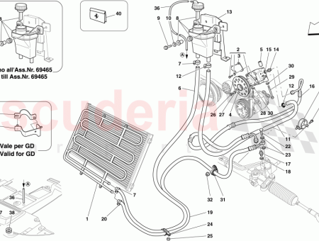 Photo of TUYAU DE LA POMPE DE DIRECTION ASSIST E…