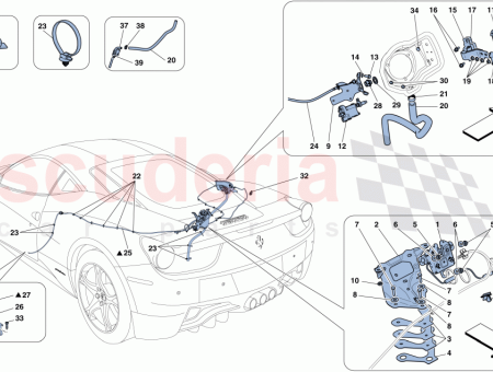 Photo of C BLE BOWDEN D OUVERTURE DU COUVERCLE DU…