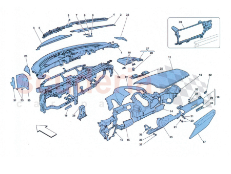 Photo of COMPARTIMENT DE LA BO TE GANTS…