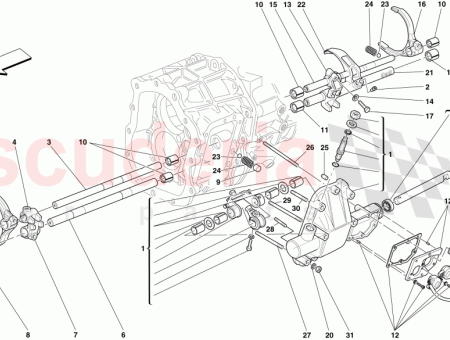 Photo of FOURCHE DE LA TIGE DE COMMANDE DES 5…