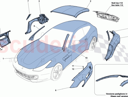 Photo of GARNITURE DE PILIER EXT RIEUR SUP RIEUR GAUCHE…