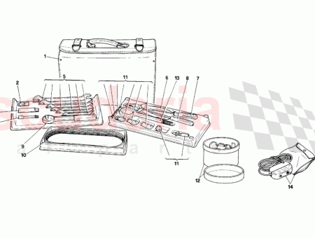 Photo of SAC DE LA TROUSSE OUTILS COMPL TE…