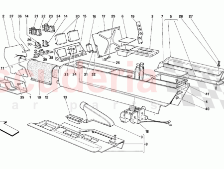 Photo of CONSOLE DE FREIN MAIN COMPL TE…