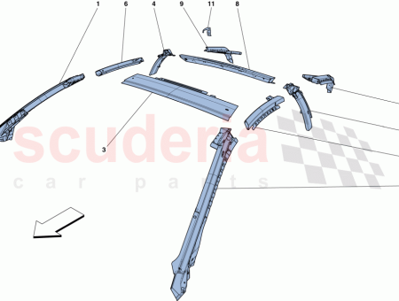 Photo of POUTRE DE TOIT ARRI RE DROITE…
