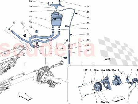 Photo of SUPPORT DE R SERVOIR DE LIQUIDE DE DIRECTION…