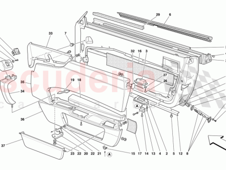Photo of CADRE DE LA PORTE LAT RALE GAUCHE…
