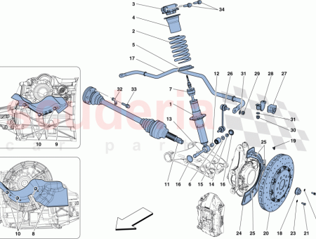 Photo of RESSORT DE SUSPENSION ARRI RE…