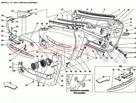 Photo of CADRE DE LA PORTE LAT RALE GAUCHE…