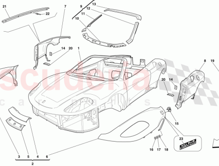 Photo of COMPLET ARRI RE GAUCHE FENDER…