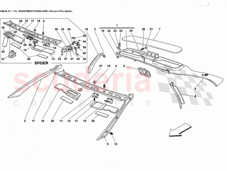 Photo of MOULURE DE LA TRAVERSE SUP RIEURE DU PARE…