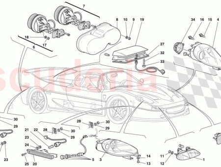 Photo of COUVERCLE DU FEU ARRI RE GAUCHE…