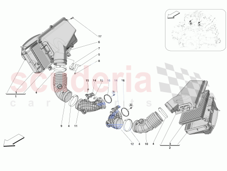 Photo of RH CONDUIT D ADMISSION TURBO…