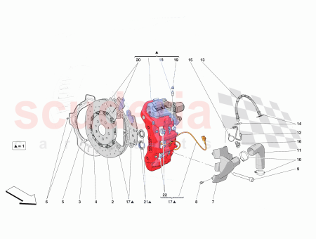 Photo of TRIER DE FREIN ARRI RE GAUCHE COMPL LH…