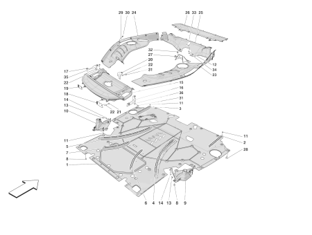Photo of COMPL GRILLE AVANT DU COMPARTIMENT MOTEUR…