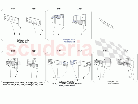Photo of SUPPORT DE PLAQUE D IMMATRICULATION AVANT COMPLET…