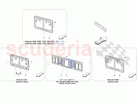 Photo of SUPPORT DE PLAQUE D IMMATRICULATION ARRI RE…