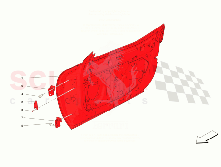 Photo of PORTE LAT RALE DROITE CARROSSERIE…