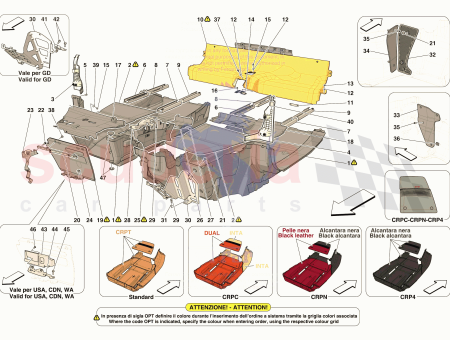 Photo of COMPL GARNITURE VERTICALE DU COMPARTIMENT ARRI RE…