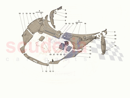 Photo of PLATEAU DE PARE BRISE GAUCHE COMPLET…