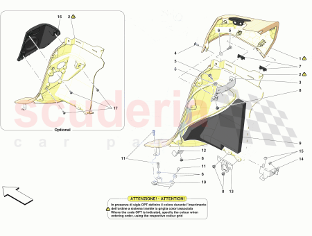 Photo of GARNITURE LAT RALE INF RIEURE DROITE…