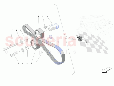 Photo of SUPPORT DE TENDEUR DE COURROIE…