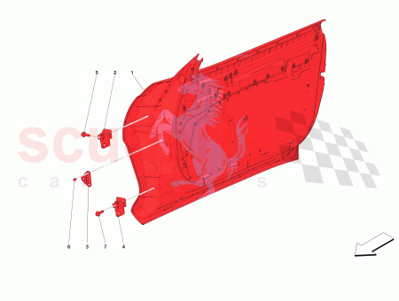 Photo of PORTE LAT RALE DROITE COMPL TE…