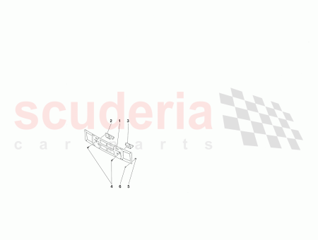 Photo of LH FRONT NUMBER PLATE HOLDER FASTENER BRACKET…