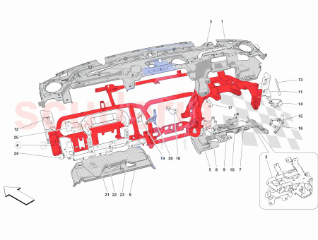Photo of SOUS STRUCTURE DE TABLEAU DE BORD COMPL TE…