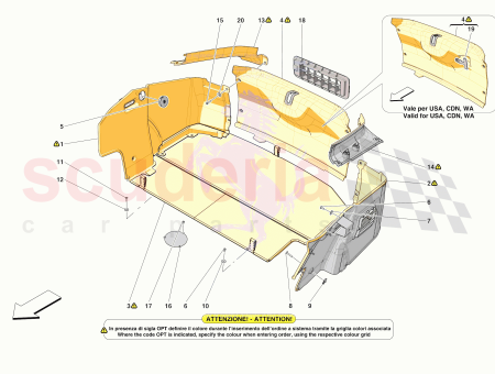 Photo of COMPL RH LATERAL LUGGAGE COMPARTMENT TRIM…