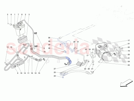 Photo of SUPPORT DE POMPE DE DIRECTION ASSIST E ARRI…
