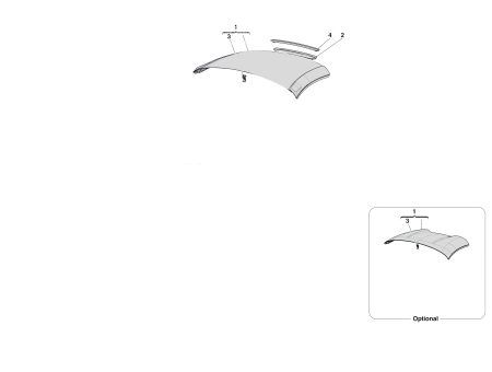 Photo of BANDE CENTRALE DE GARNITURE DE CAPOTE POUR L…
