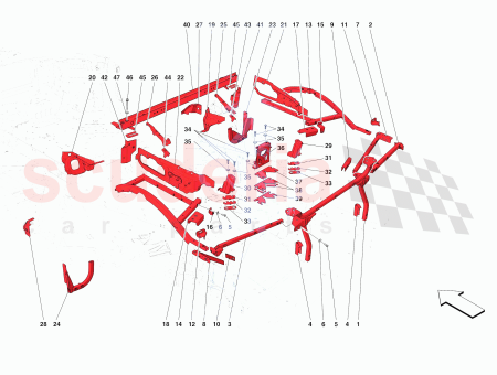 Photo of SUPPORT DE FIXATION DE FLANC ARRI RE GAUCHE…