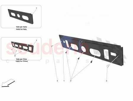 Photo of SUPPORT DE PLAQUE D IMMATRICULATION AVANT COMPLET…