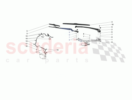 Photo of ENSEMBLE COMPLET D ESSUIE GLACE DE PARE BRISE…