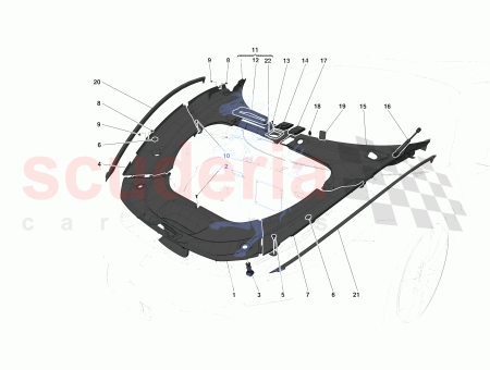 Photo of PLATEAU DE PARE BRISE GAUCHE COMPLET…