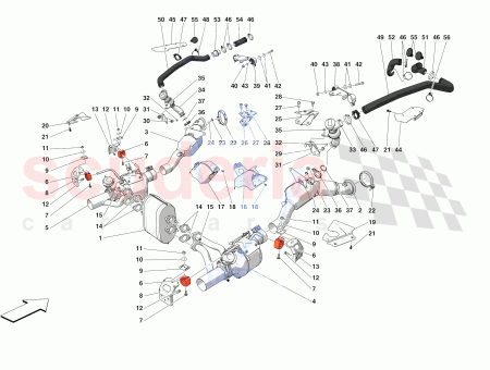 Photo of TUYAU COMPLET POUR POT CATALYTIQUE GAUCHE…