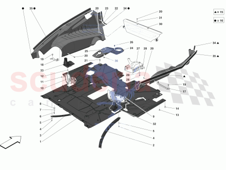 Photo of CRAN COSM TIQUE COMPLET DU COMPARTIMENT MOTEUR C…