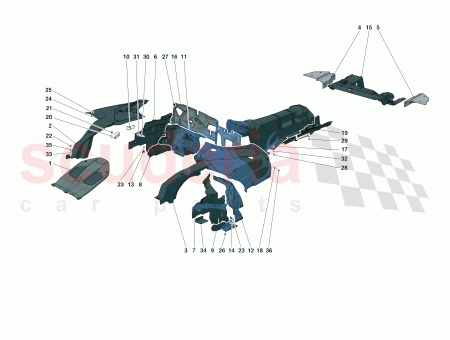 Photo of COUVERCLE LAT RAL GAUCHE COMPLET DU COMPARTIMENT MOTEUR…
