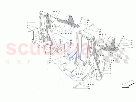 Photo of SUPPORT ARRI RE DE L ARCEAU DE S…
