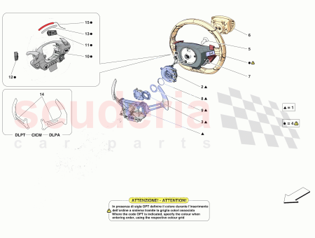 Photo of STEERING WHEEL LED BAR COVER LENS…