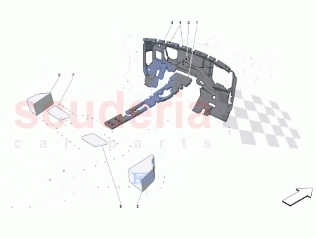 Photo of LH REAR SEAT BASE SIDE PANEL INSULATION…