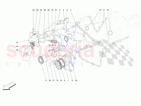 Photo of WATER THERMOSTAT HOUSING GASKET…