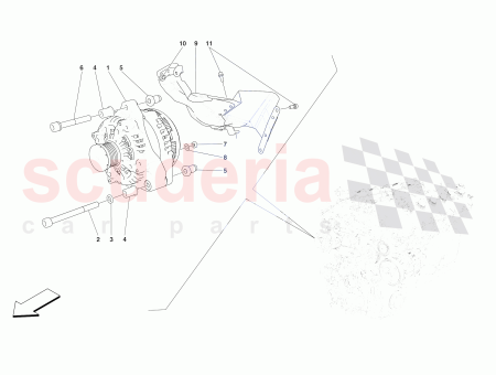 Photo of COMPL BOUCLIER THERMIQUE DE L ALTERNATEUR…
