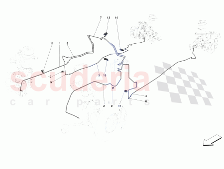 Photo of LH TUYAU DE FREINAGE SOUS LA CARROSSERIE…