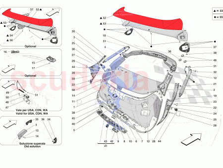 Photo of GARNITURE DE COUVERCLE DE VITRE DE HAYON SUP…